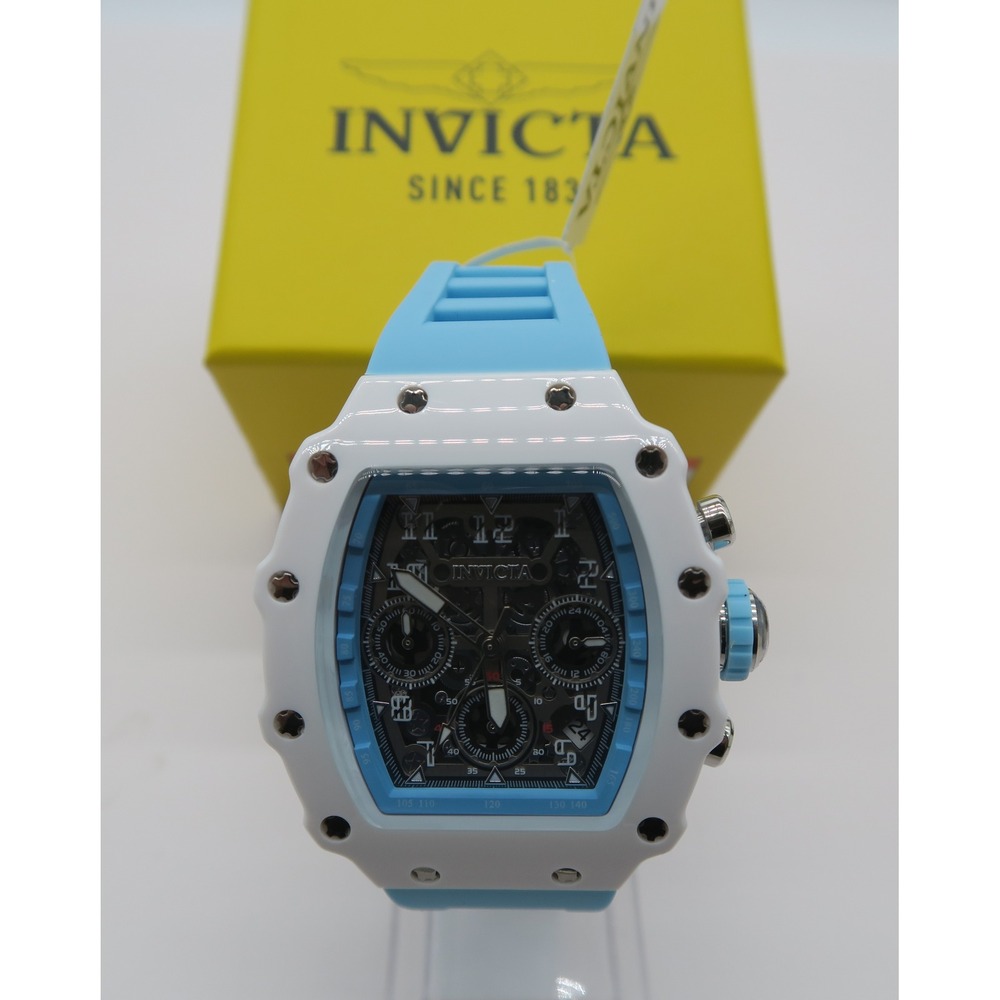 Invicta Racing Valxor Unisex Watch - 40mm Light Blue New in Box